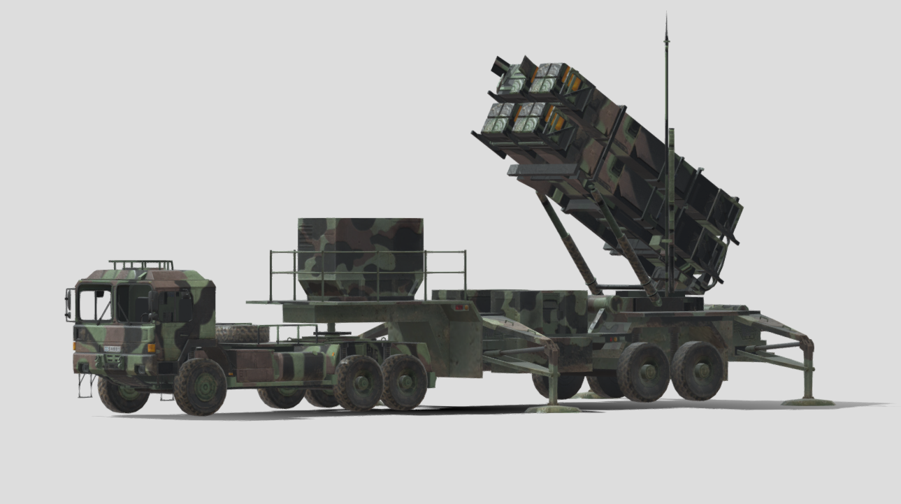 MIM-104 Patriot Surface-To-Air Missile (SAM) 3d model