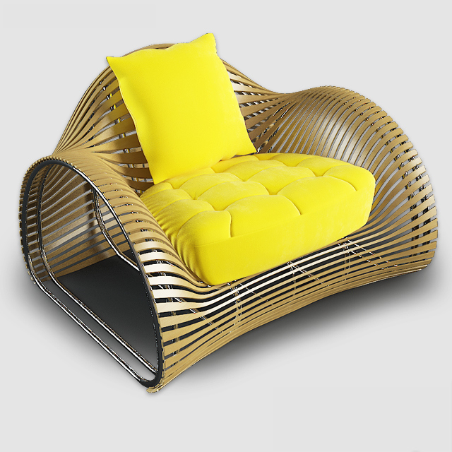 Merkur Armchair 3d model