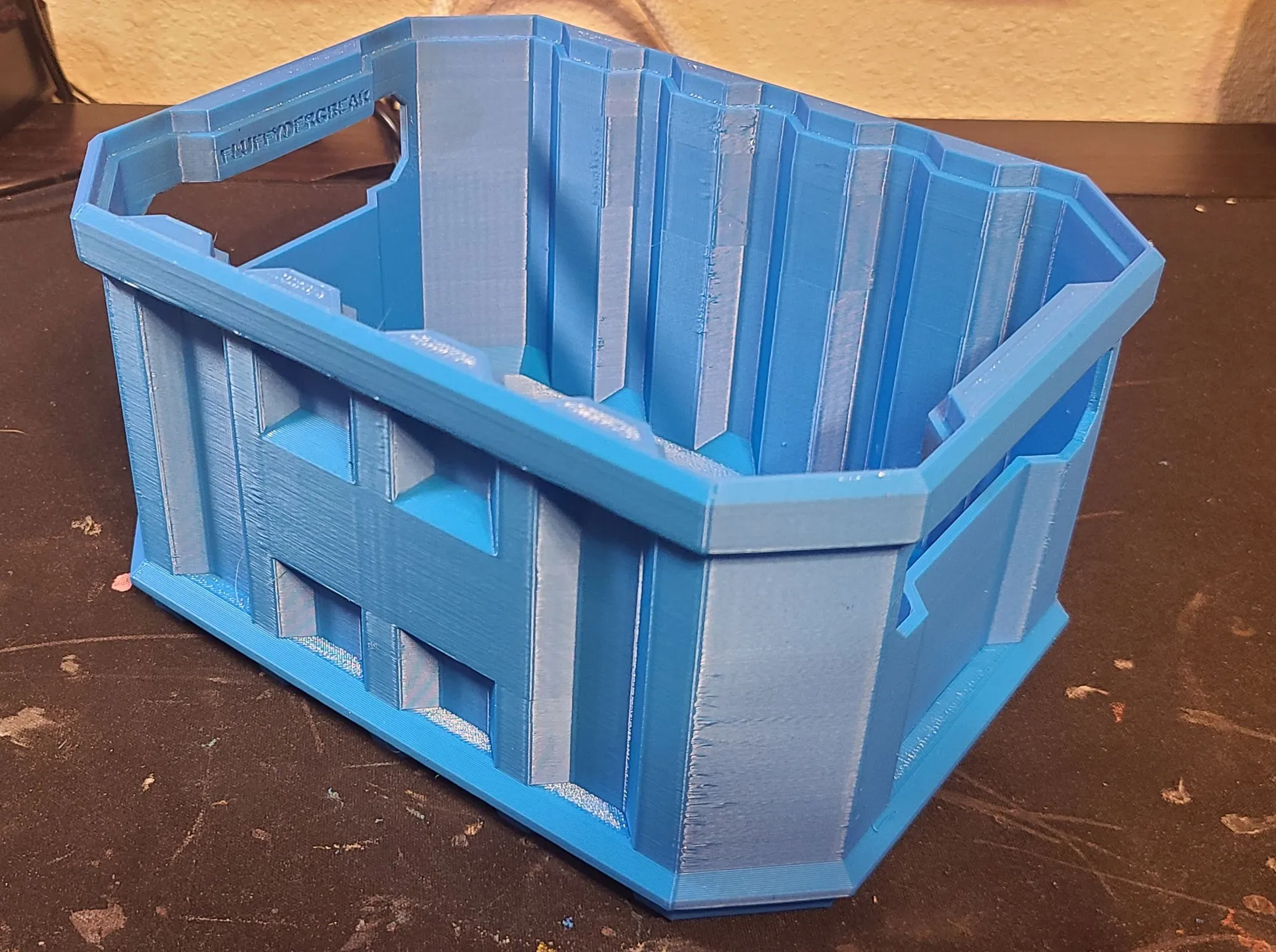 Mini Blue Bin2 3d model