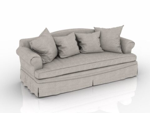 One World TW TW7010 Sofa 3d model