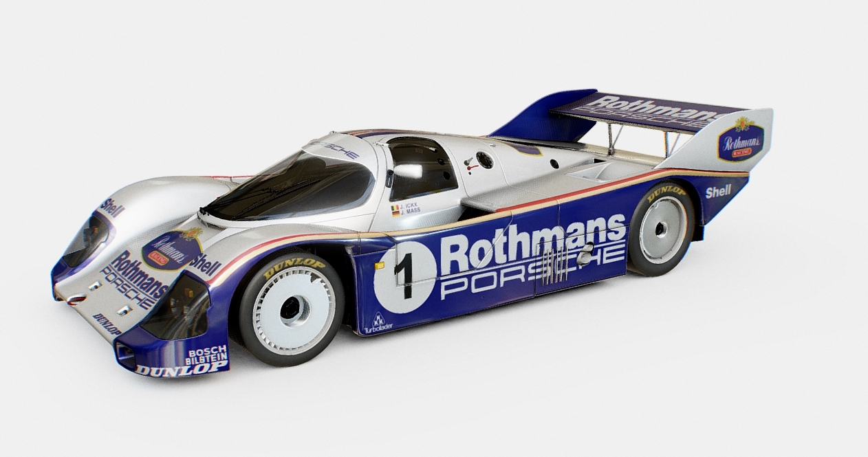 Porsche 962c 3d model