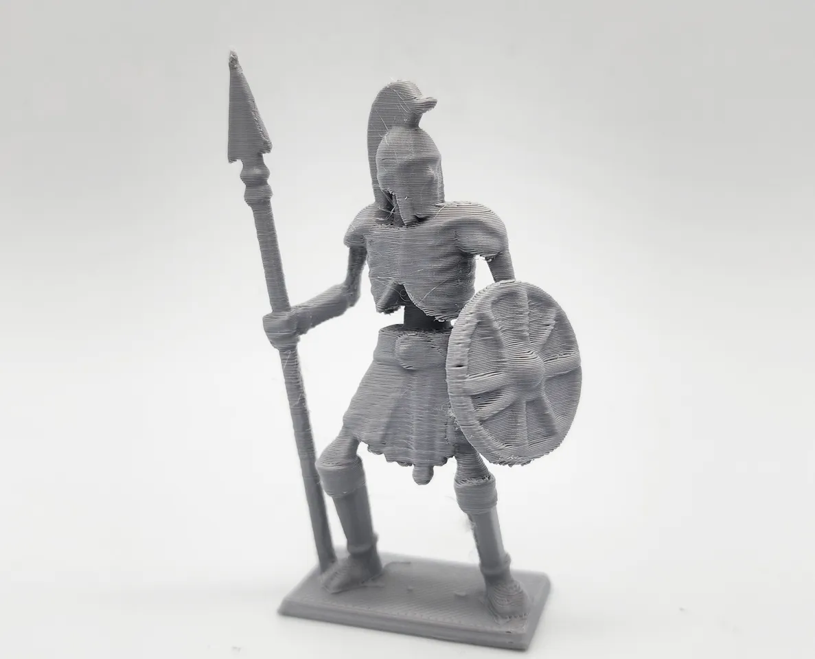 Skeleton Spearman Warrior Miniature 3d model