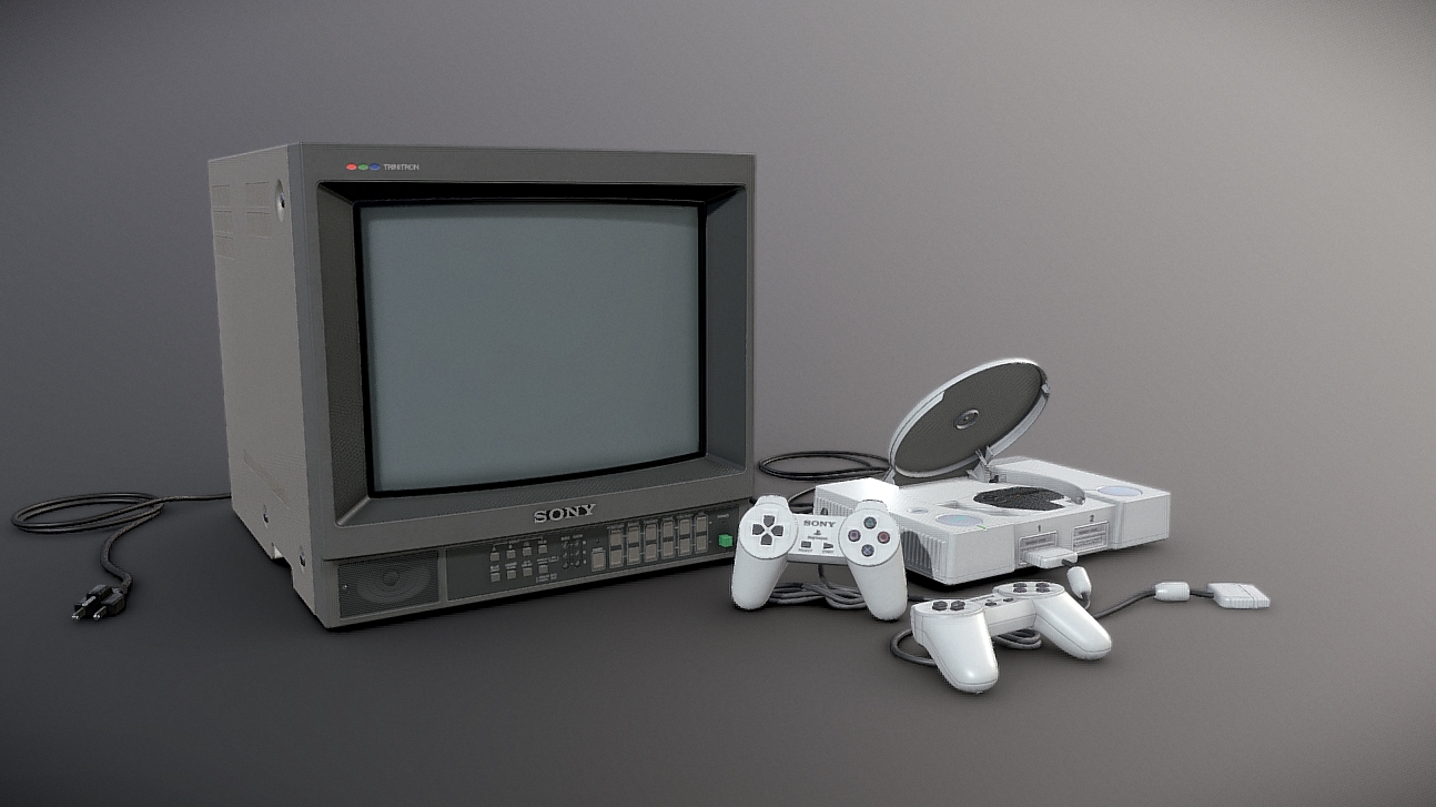 Sony PVM-1341 | Sony Playstation 3d model