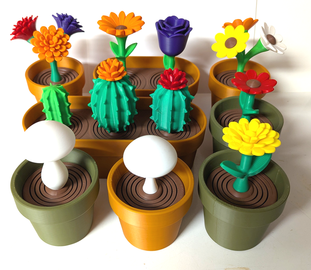 Springy Flower Collection Update 3d model