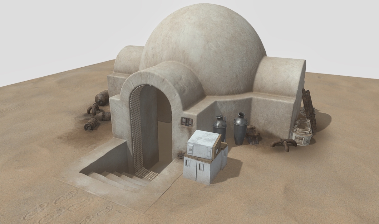 Star Wars The Lars Homestead 3d model