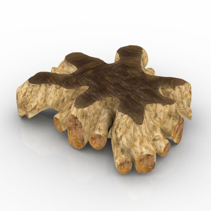 Table Stump Decoration 3d model