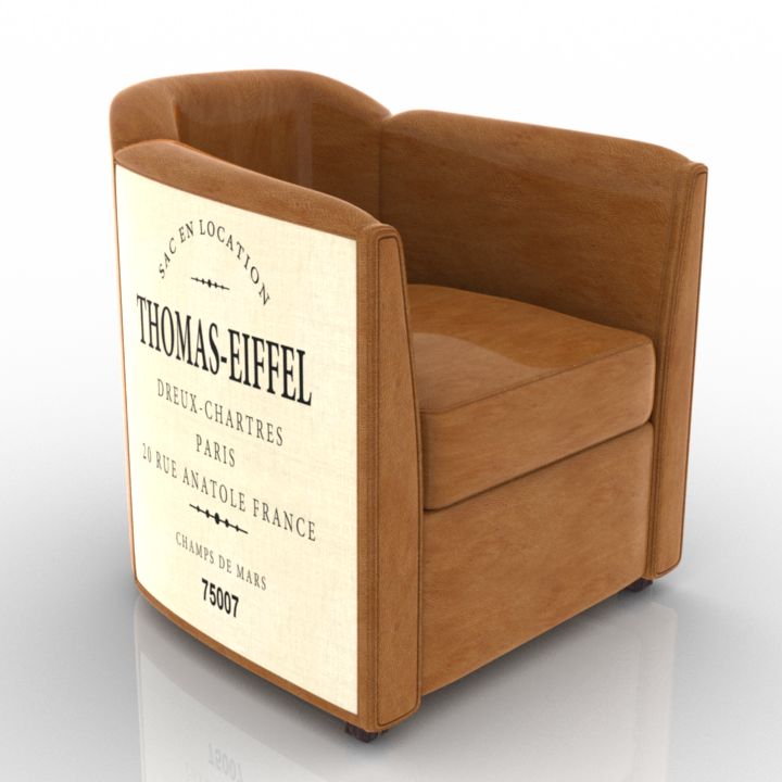 Tomas Eiffel Armchair 3d model