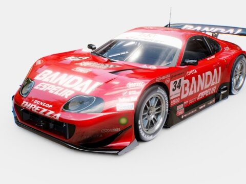 Toyota Supra GT500 3d model