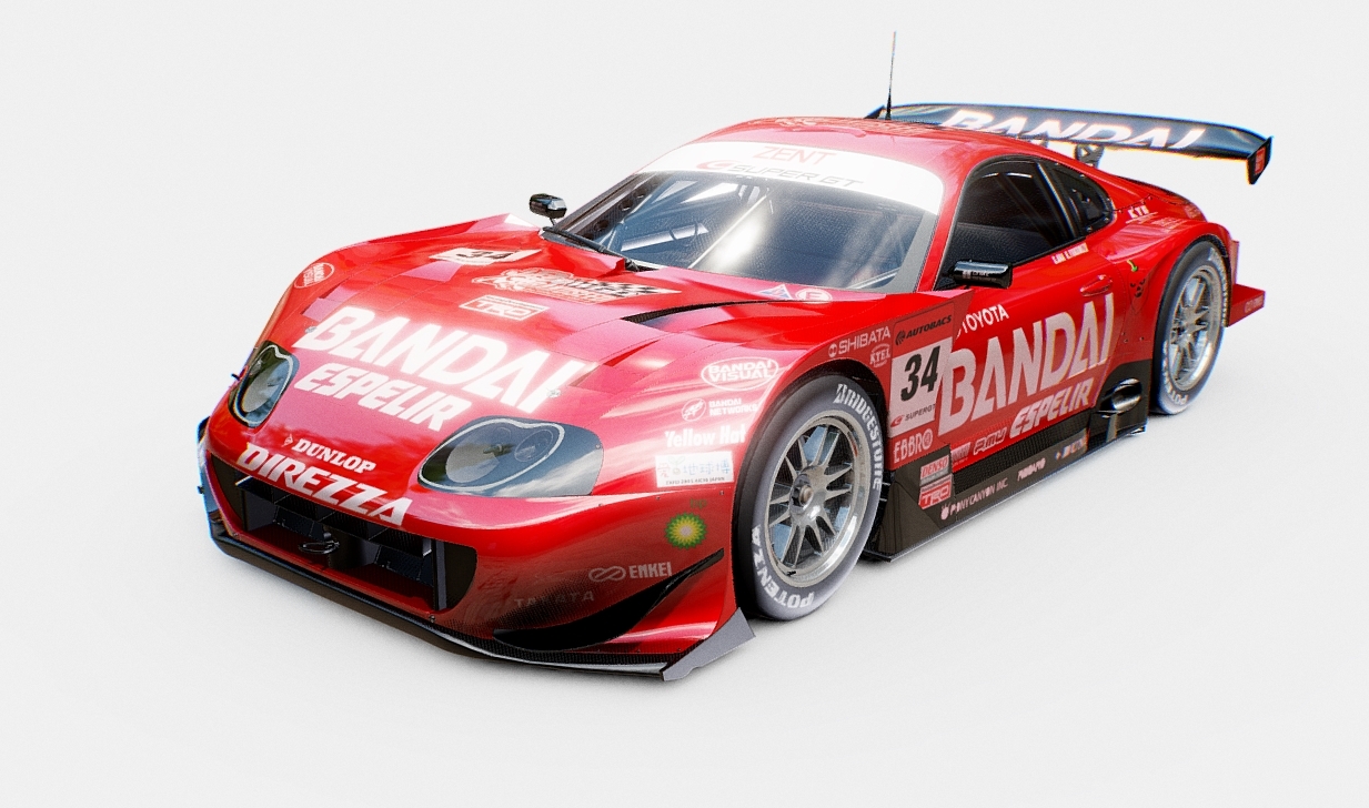 Toyota Supra GT500 3d model
