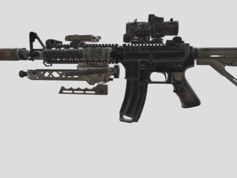 US Marine Corps Infantry Rifle 3d model