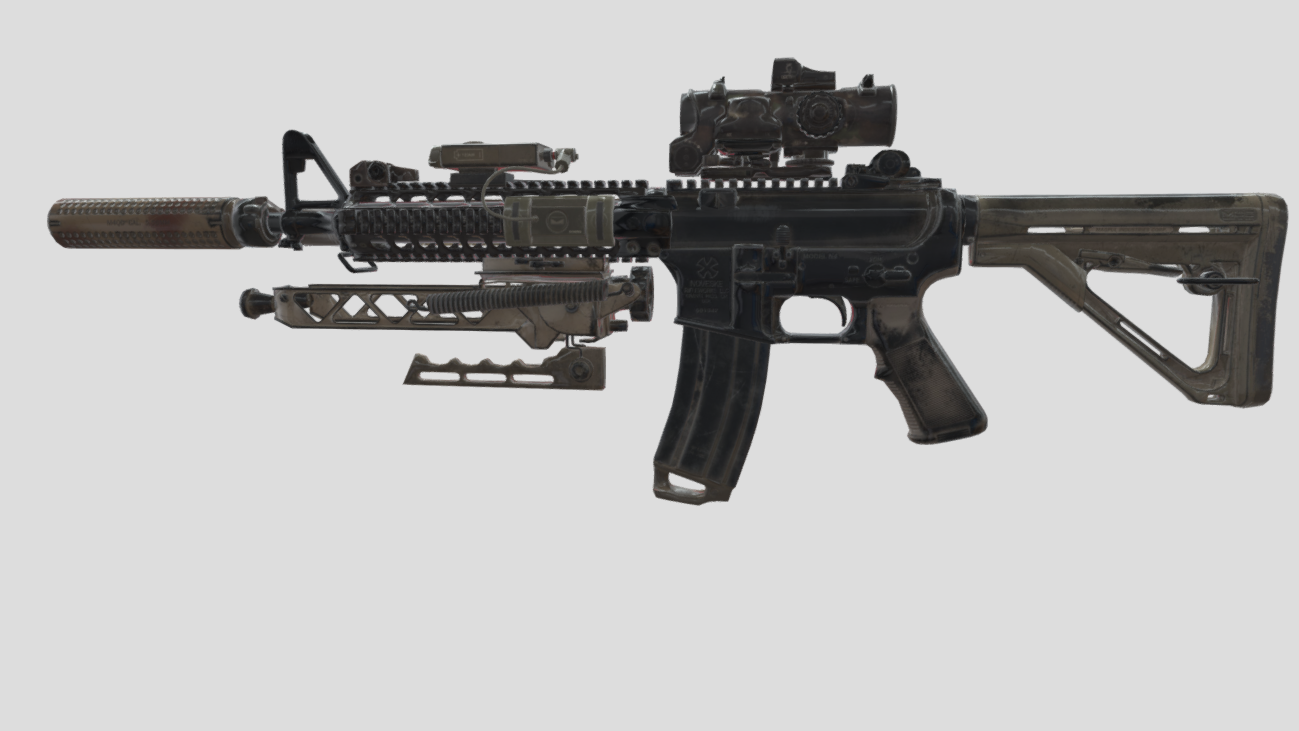 US Marine Corps Infantry Rifle 3d model