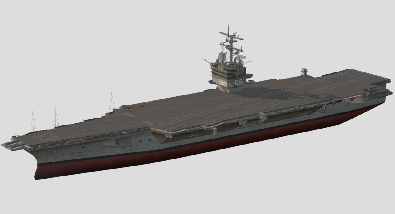 USS ENTERPRISE CVN-65 AIRCRAFT CARRIER 3d model