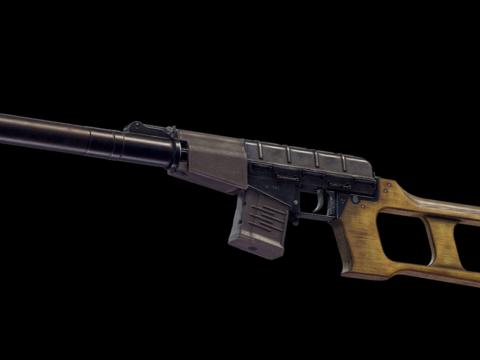 VSS Vintorez 3d model
