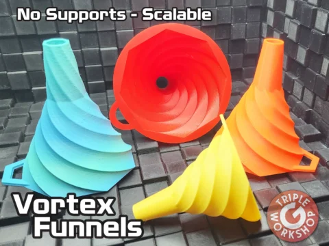 Vortex Funnels 3d model