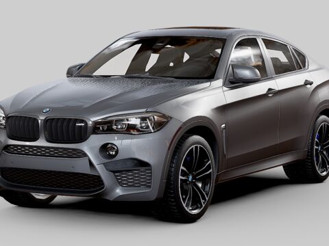 2016 BMW X6M 3d model