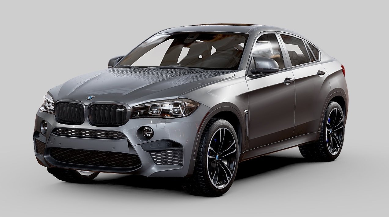 2016 BMW X6M 3d model