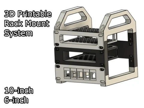 3D printable rack 3d model