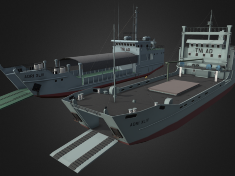 ADRI Ships 3d model