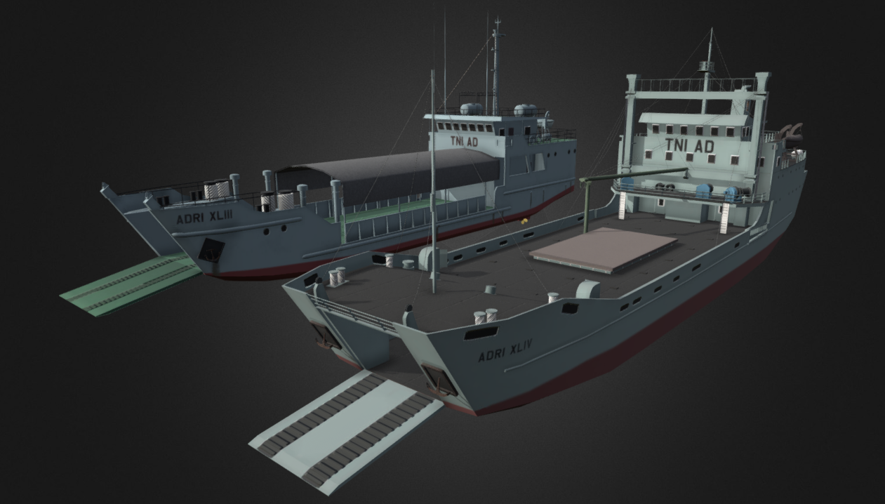 ADRI Ships 3d model