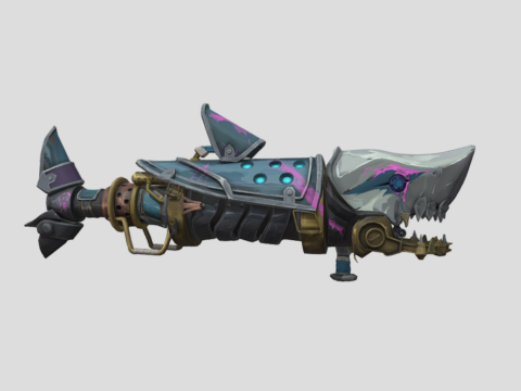 Arcane Jinx FishBones 3d model