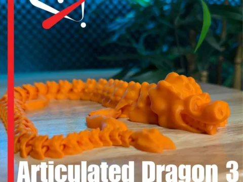 Articulated Dragon 3d model