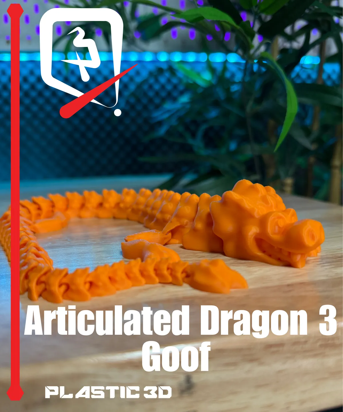 Articulated Dragon 3d model