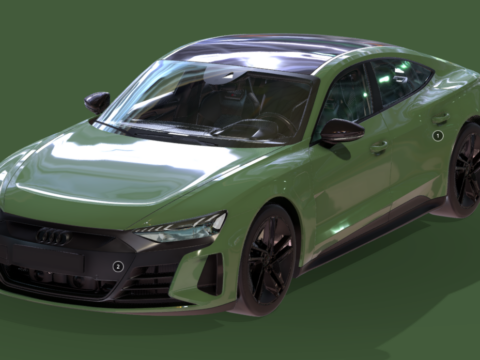 Audi RS e-tron GT 3d model