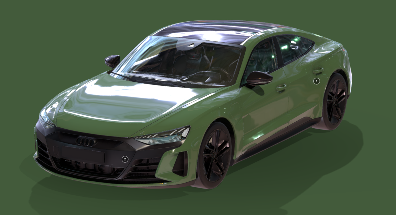Audi RS e-tron GT 3d model