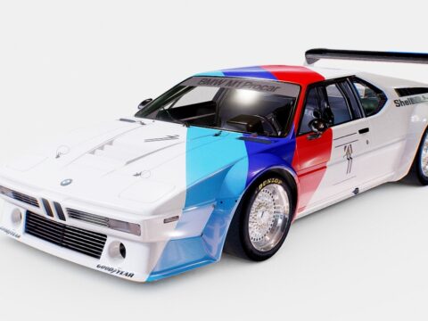 BMW M1 Turbo 3d model