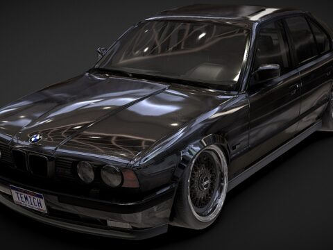 BMW M5 (E34) 3d model