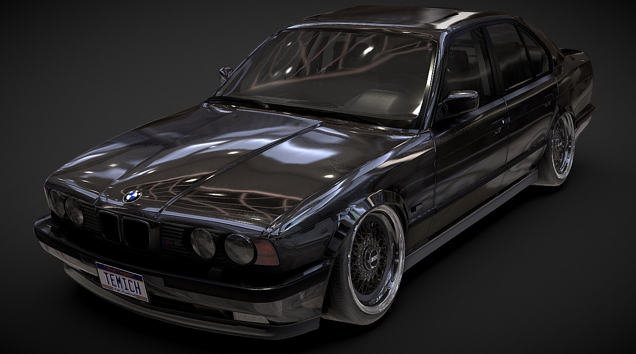 BMW M5 (E34) 3d model