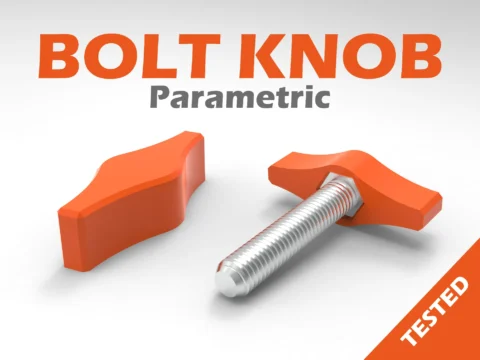 BOLT KNOB 3d model