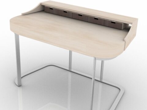 Baxter Yves Desk Table 3d model