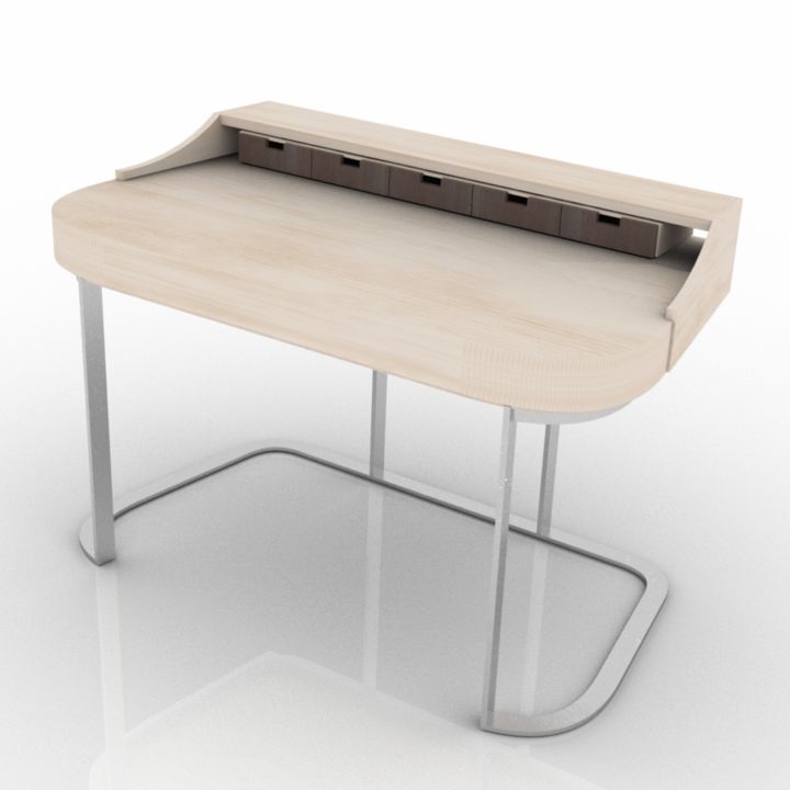 Baxter Yves Desk Table 3d model