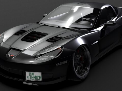 CHEVROLET CORVETTE (C6) 3d model