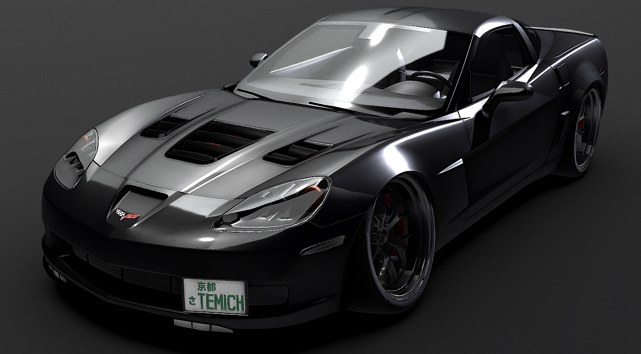 CHEVROLET CORVETTE (C6) 3d model
