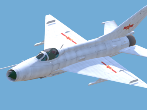 Chengdu J-7 3d model