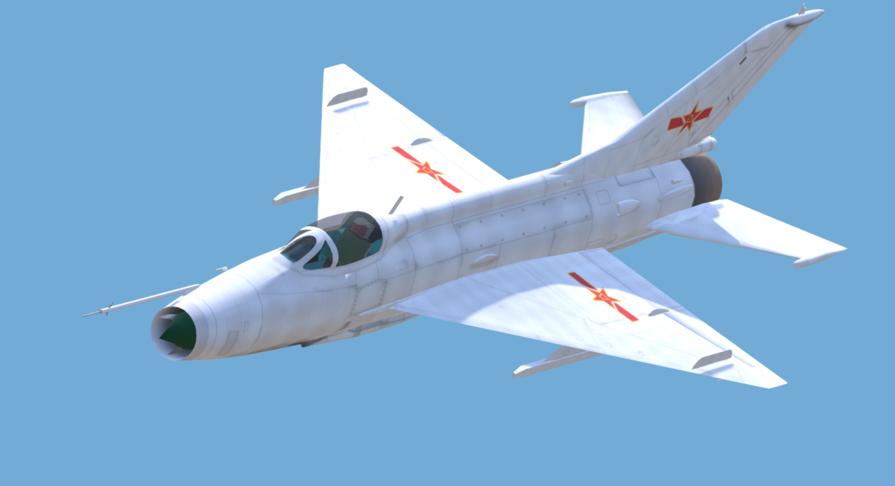 Chengdu J-7 3d model