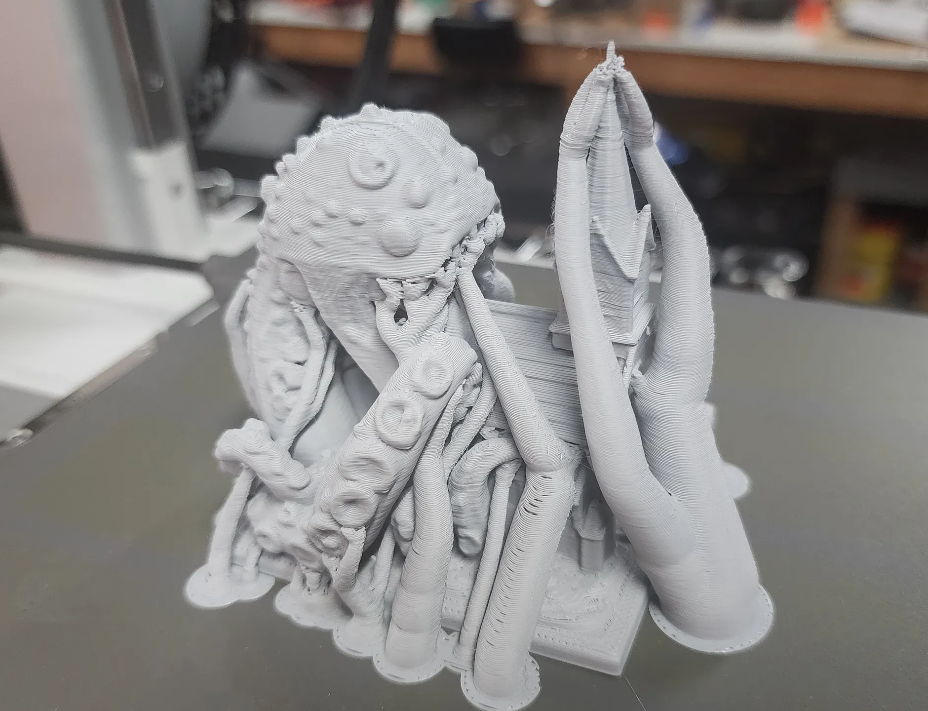 Cosmic Horror eating a Church Miniature3 3d model