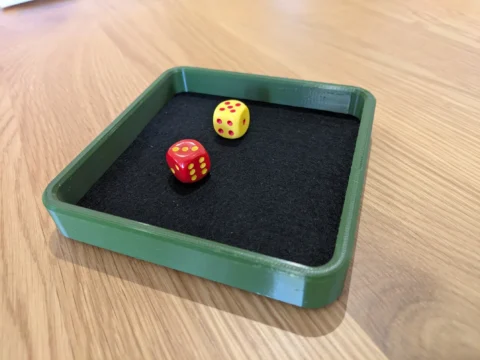 Dice Tray 3d model