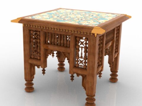 Egyptian Table 3d model