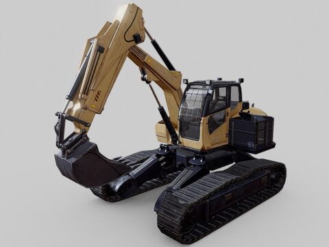 Excavator 3d model