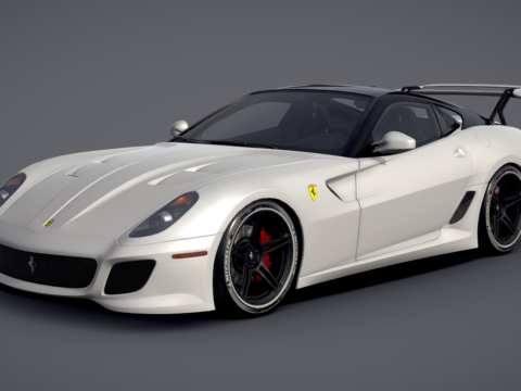 Ferrari 599 GTO 3d model