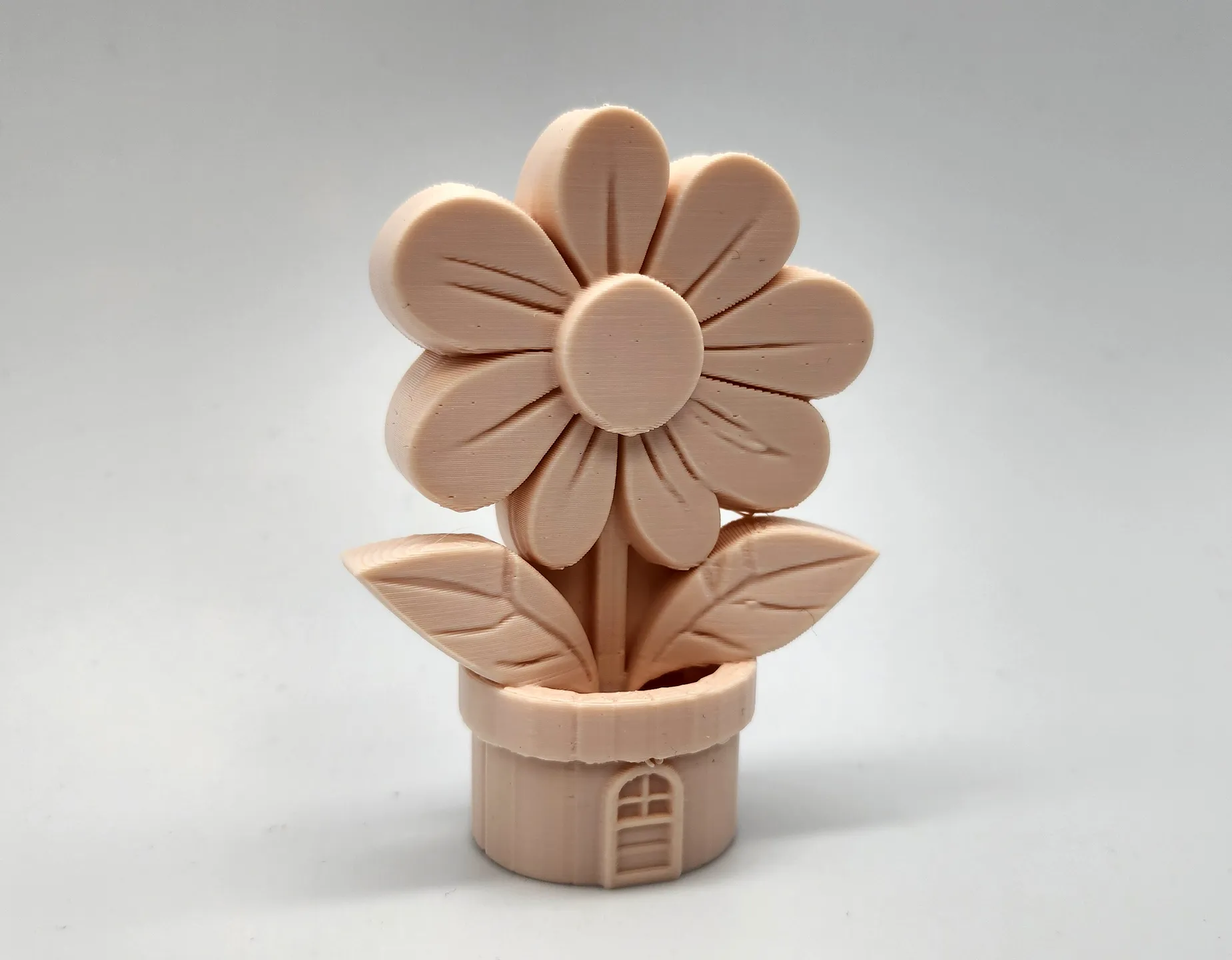 Flower Pot House miniature 3d model