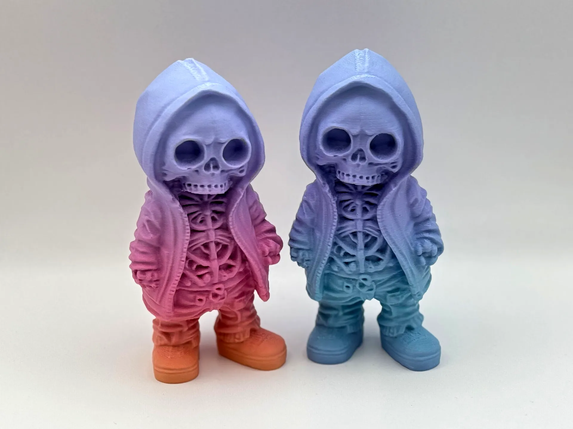 Funky Skeleton Figure in Hoodie 3d model