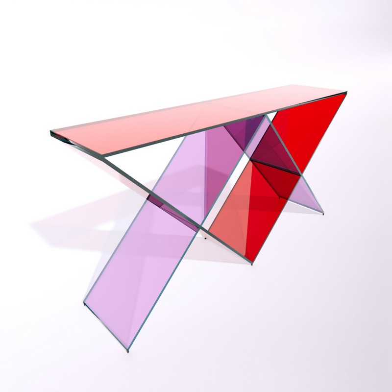GlassItalia XX Glass Table 3d model
