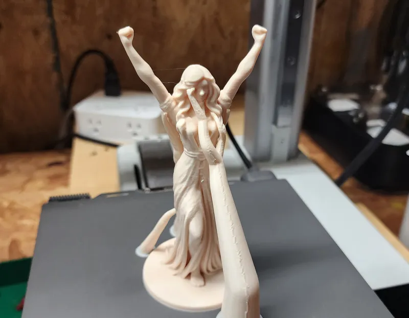 Goddess of Victory Statue3 3d model