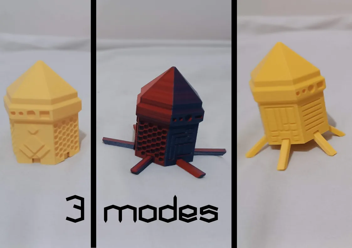 Hexabot - A cute robot friend2 3d model
