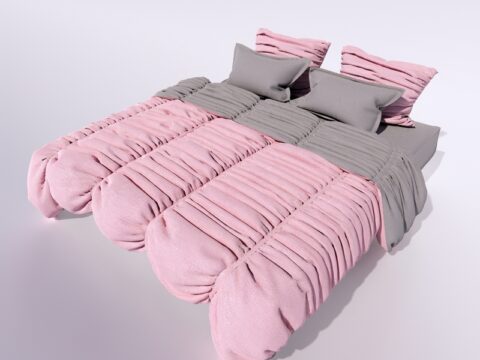 Linens Bed 3d model