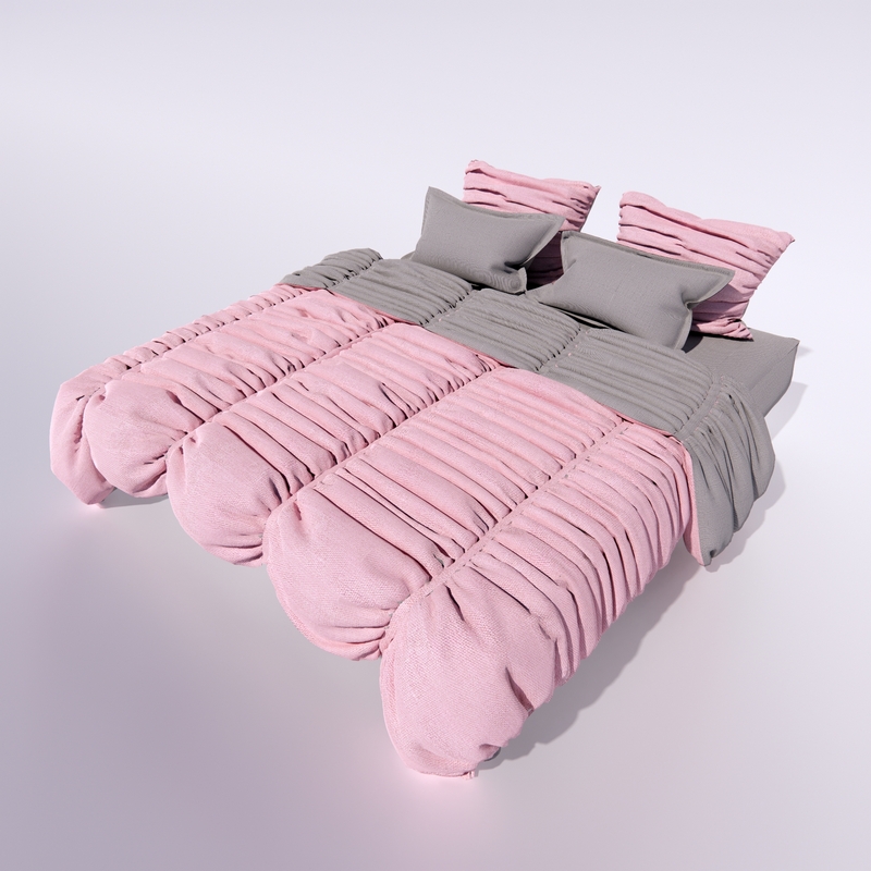 Linens Bed 3d model